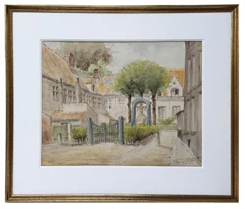Aquarellen kopen van de Belgische architect, kunstschilder Egide Van der Paal Aquarellen kopen van de Belgische architect, kunstschilder Egide Van der Paal